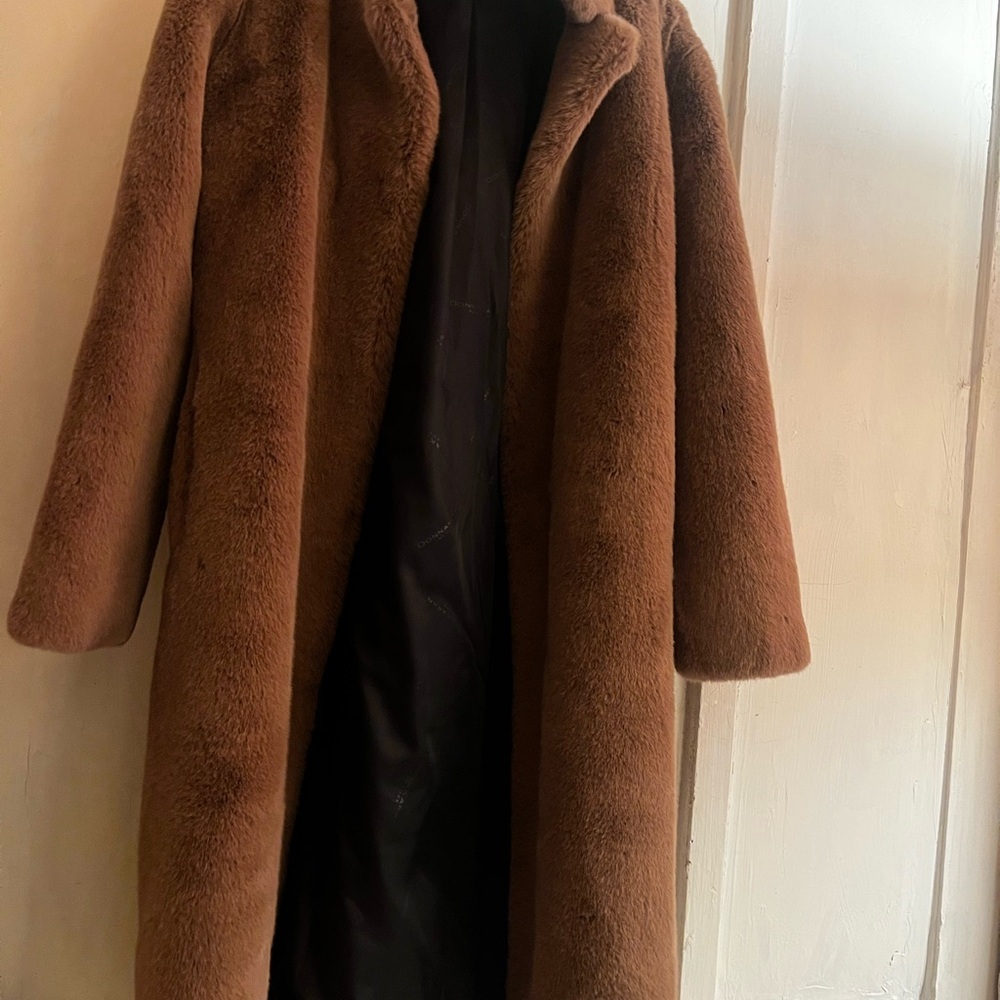 Brown Faux Fur Coat